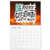 Calendrier Affirmations illustrées de Rynski (Feb 2027)