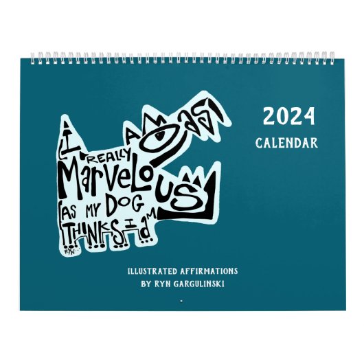 Calendrier Affirmations illustrées de Rynski (Protection)