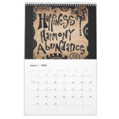 Calendrier Affirmations illustrées de Rynski (Mar 2026)