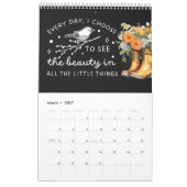 Calendrier Affirmations positives (Mar 2027)