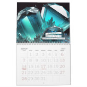 Calendrier Affirmations positives Abondance en cristal de pie (Mar 2027)