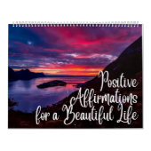 Calendrier Affirmations positives Citations Nature Images (Protection)