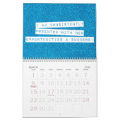 Calendrier Affirmations positives Parties scintillant de pier (Mar 2026)