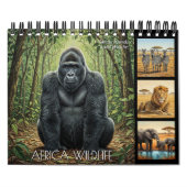 Calendrier Africa Wildlife Calendar 2026 / African Animals 2 (Protection)