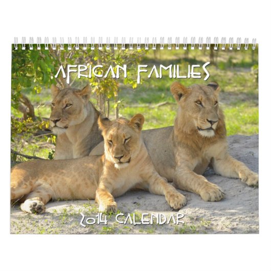 Calendrier africain de coutume des familles 2014 (Protection)