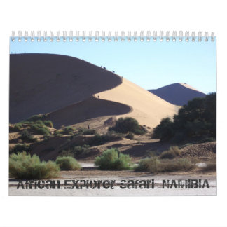 Calendrier africain de safari