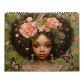 Calendrier African American Girl : Fêter La Saison 2025 (Protection)