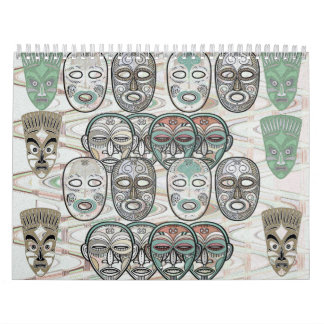 Calendrier African Masks