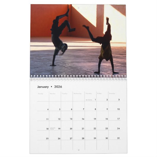 Calendrier Afrique, 2021 (Jan 2026)