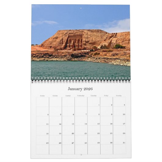 Calendrier Afrique - Égypte - (Jan 2026)