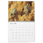 Calendrier - Afrique sur le safari (Mar 2026)