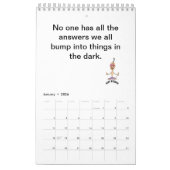 Calendrier agessagesse bande dessinée chemin vers la vérité (Jan 2026)