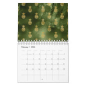 Calendrier Aiguille jaune vert de la jungle Fruit tropical (Feb 2026)