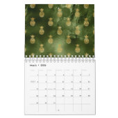 Calendrier Aiguille jaune vert de la jungle Fruit tropical (Mar 2026)