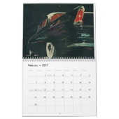 Calendrier Ailerons de chrome et grandes voitures (Feb 2027)