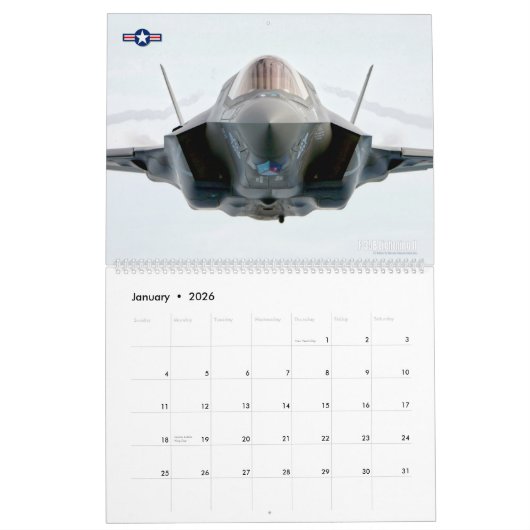 Calendrier AILES D'OR F-35B/C Éclair II (Jan 2026)