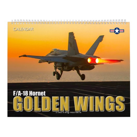 Calendrier AILES D'OR - F/A-18 Hornet (Protection)