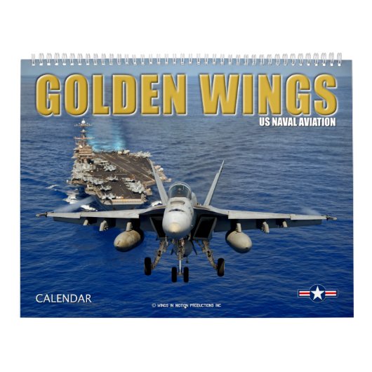 Calendrier AILES D'OR - US Naval Aviation (Protection)