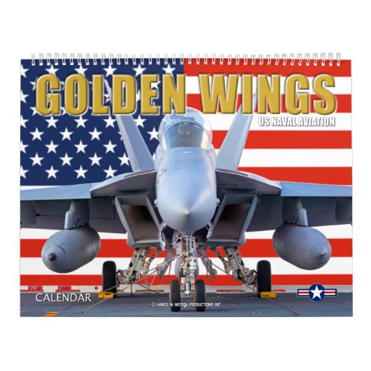 Calendrier AILES D'OR - US Naval Aviation (Protection)
