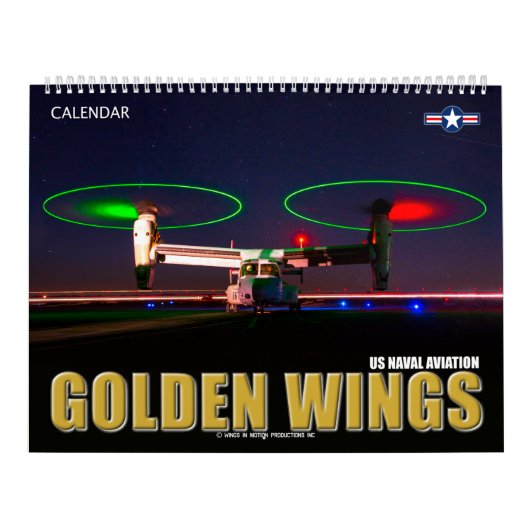 Calendrier AILES D'OR - US Naval Aviation (Protection)