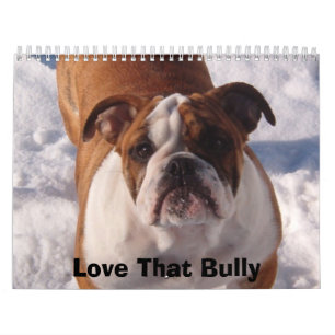 Calendrier Aimez ce bouledogue Calander