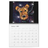 CALENDRIER AIRDALE TERRIER  (Jan 2027)