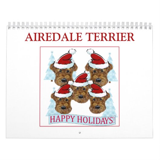 CALENDRIER AIREDALE TERRIER (Protection)