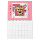 Calendrier Airedale Terrier  (Feb 2027)