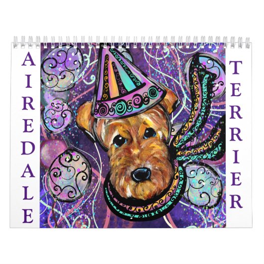 CALENDRIER AIREDALE TERRIER  2026 (Protection)