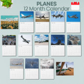 Calendrier Airplane Photos Jet Fighters Aviation Pilot Fun