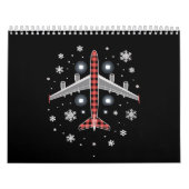 Calendrier Airplane Plaid Christmas Pilot (Protection)