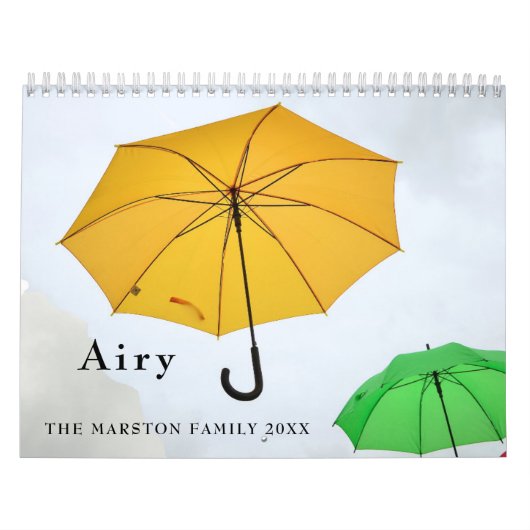 Calendrier Airy 12 mois (Protection)