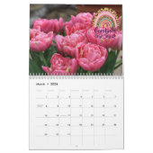 Calendrier Ajouter le nom Elle Shed Leopard Rainbow Floral 20 (Mar 2026)