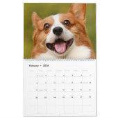 Calendrier Ajouter photo de chien personnalisé Customisé (Feb 2026)