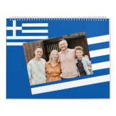 Calendrier Ajouter Photo Grèce Drapeau Η ♥ λ ο ό ρ ι γ  Famil (Protection)