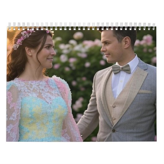 Calendrier Ajouter une Personnaliser photo Mariage (Protection)