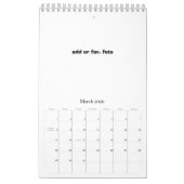 Calendrier "Ajouter UR préfet "foto" par mois (Mar 2026)