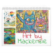 Calendrier Ajouter votre art pour enfants personnalisé (Protection)