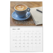 Calendrier Ajouter Votre Boutique De Café Nom D'Entreprise Dé (Mar 2027)