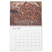 Calendrier Ajouter Votre Boutique De Café Nom D'Entreprise Dé (Jan 2027)