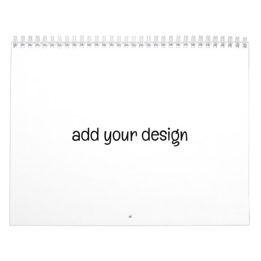 Calendrier ajoutez votre conception (Protection)