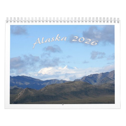 Calendrier Alaska 2026 (Protection)