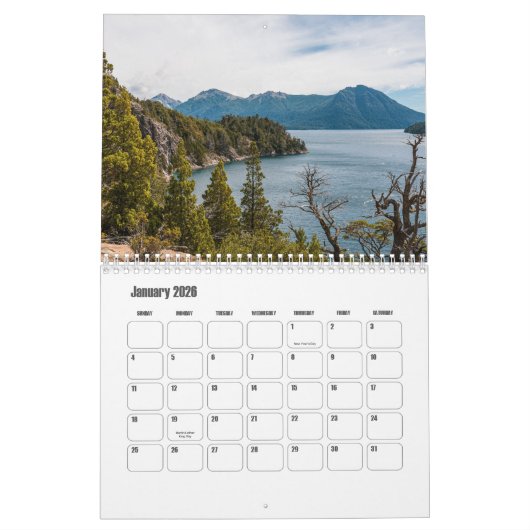 Calendrier Alaska-USA (Jan 2026)