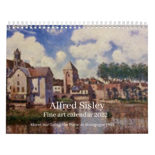 Calendrier Alfred Sisley - Fine Art Calendar for 2022 (Protection)