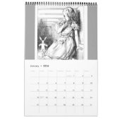 Calendrier Alice au pays des merveilles (Jan 2026)