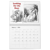 Calendrier Alice au pays des merveilles, l'année dans les (Feb 2026)