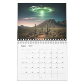 Calendrier Alien 2025 OVNI (Mar 2027)