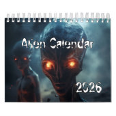 Calendrier Alien 2025 OVNI (Protection)