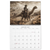 Calendrier Alien Cowboy Dinosaure Weird West (Jan 2027)