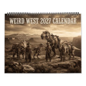 Calendrier Alien Cowboy Dinosaure Weird West (Protection)